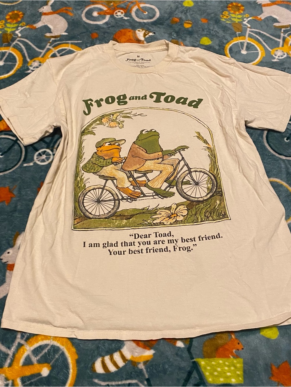 Frog and Toad Best Friends Graphic T-Shirt Women’s Medium Arnold Lobel
